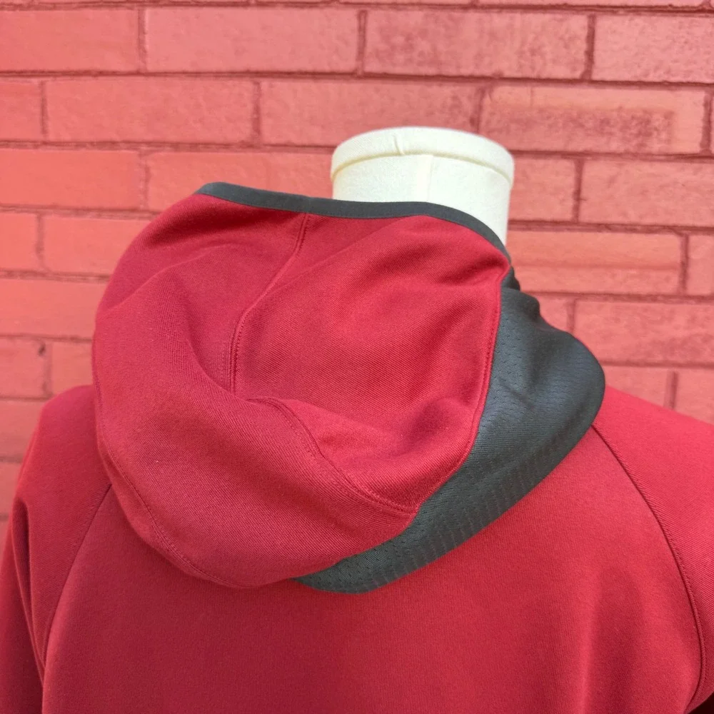 Jordan Oklahoma Sooners‎ Basketball Jumpman Hoodie Pullover Mens Medium Maroon